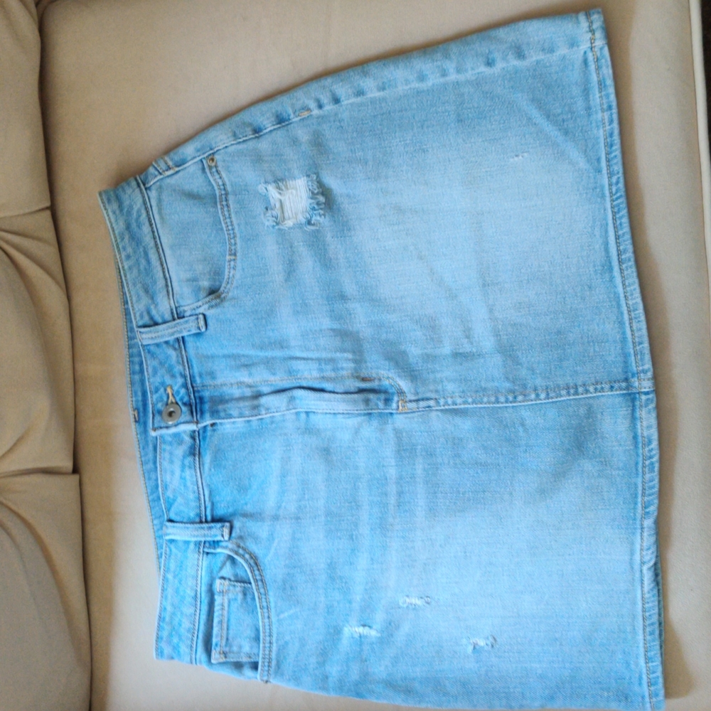 Arizona Distressed Jean Skirt, Size Juniors 11, Brand New without Tag
